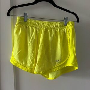 Nike Women's Yellow Shorts